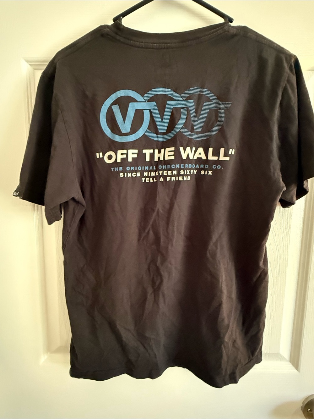 Vans Black T-shirt with White Logo